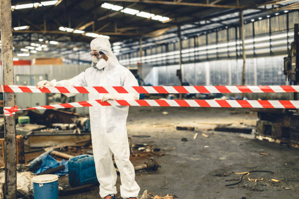 Professional Biohazard technician working in Mansfield, OH